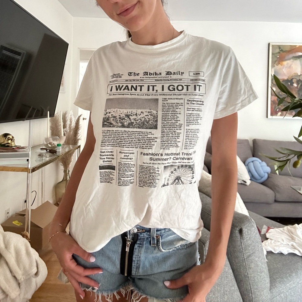 Newspaper t shirt